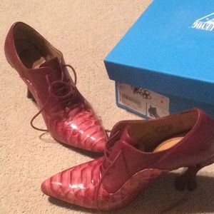 John fluevog Úrsula (red) high heels size 8